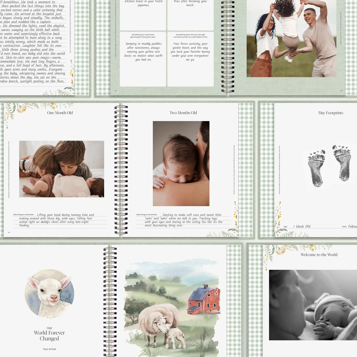 Bramble Farm Baby Memory Book (0–5 Years)