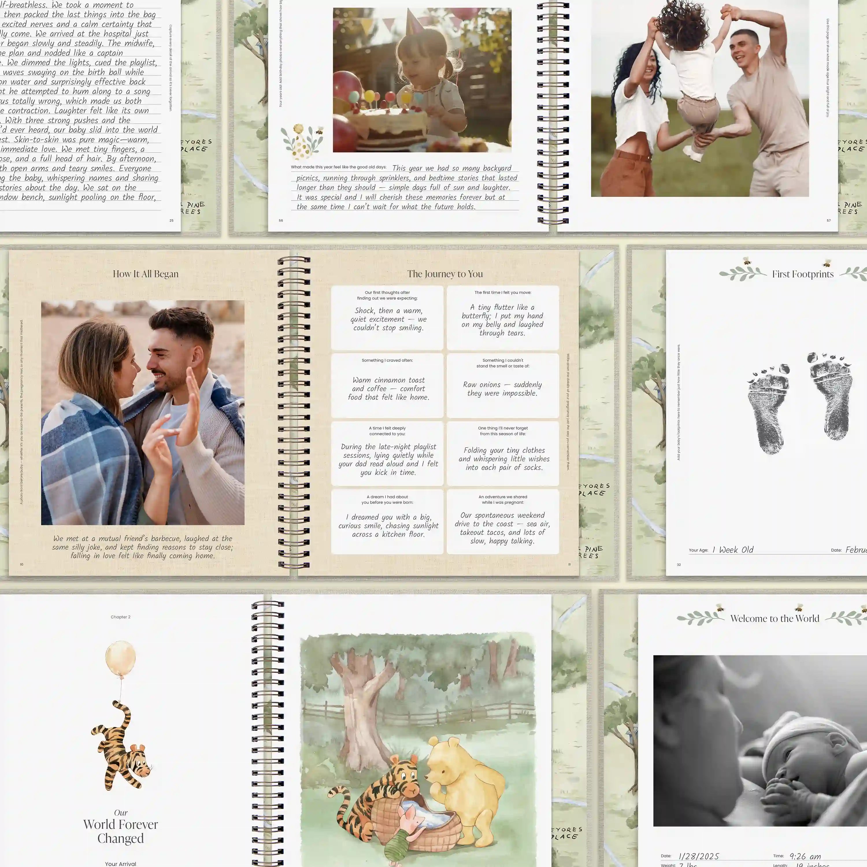 Hunny Lover Baby Memory Book (0–5 Years)