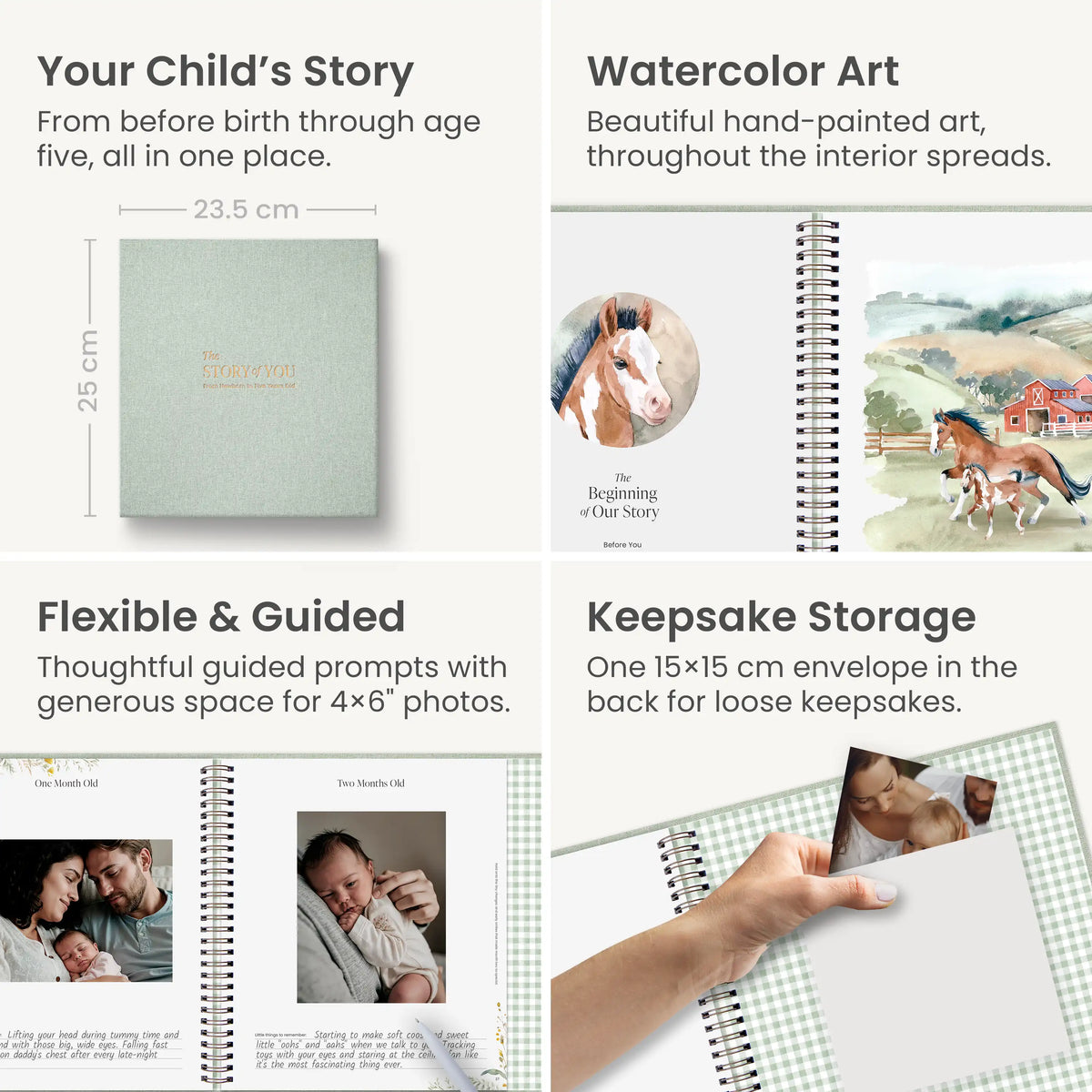 Bramble Farm Baby Memory Book (0–5 Years)