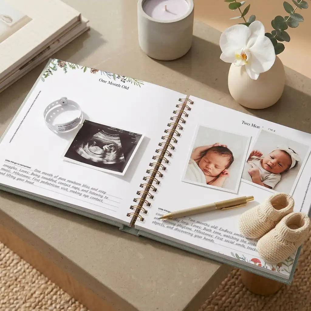 Woodland Baby Memory Book (0–5 Years)