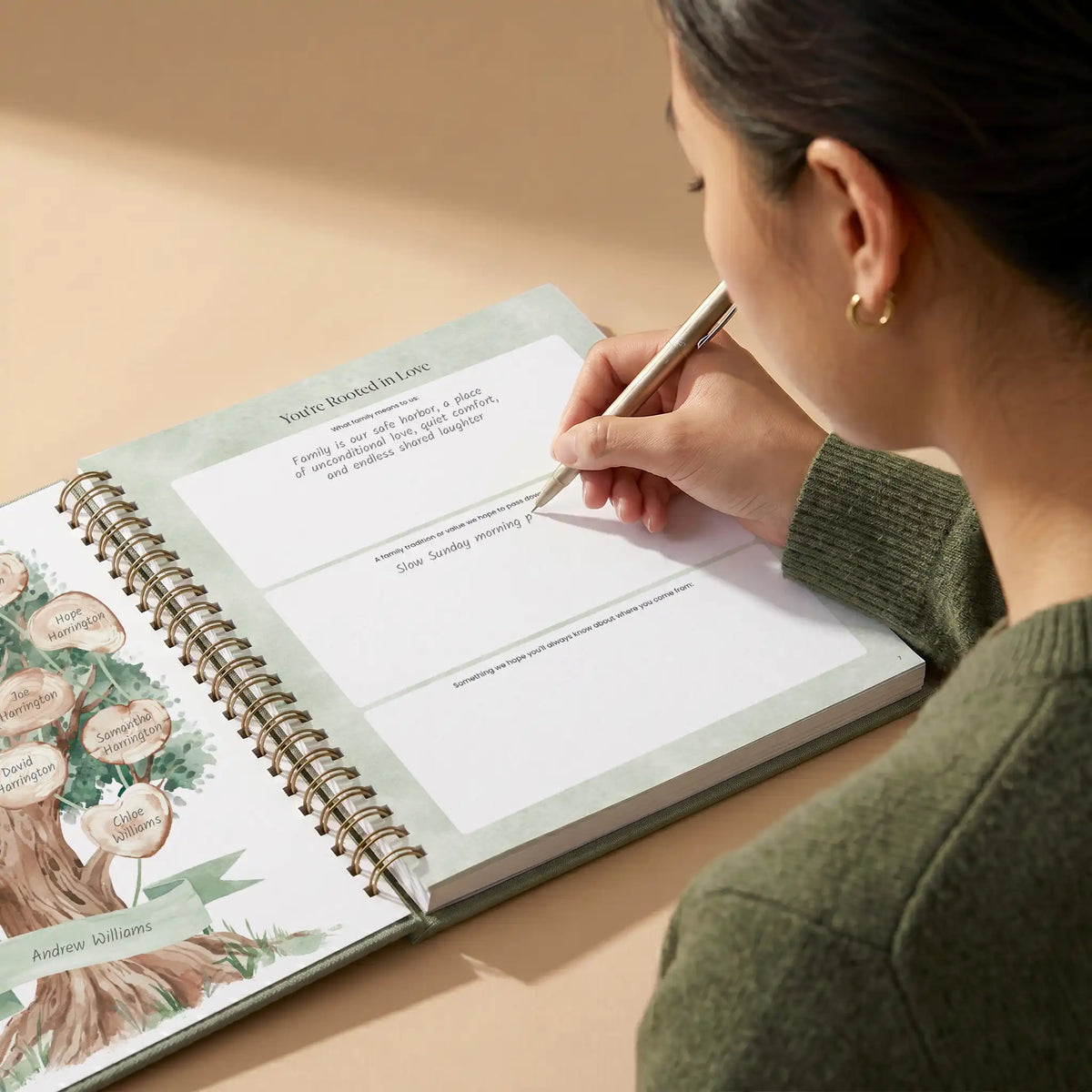 Woodland Baby Memory Book (0–5 Years)
