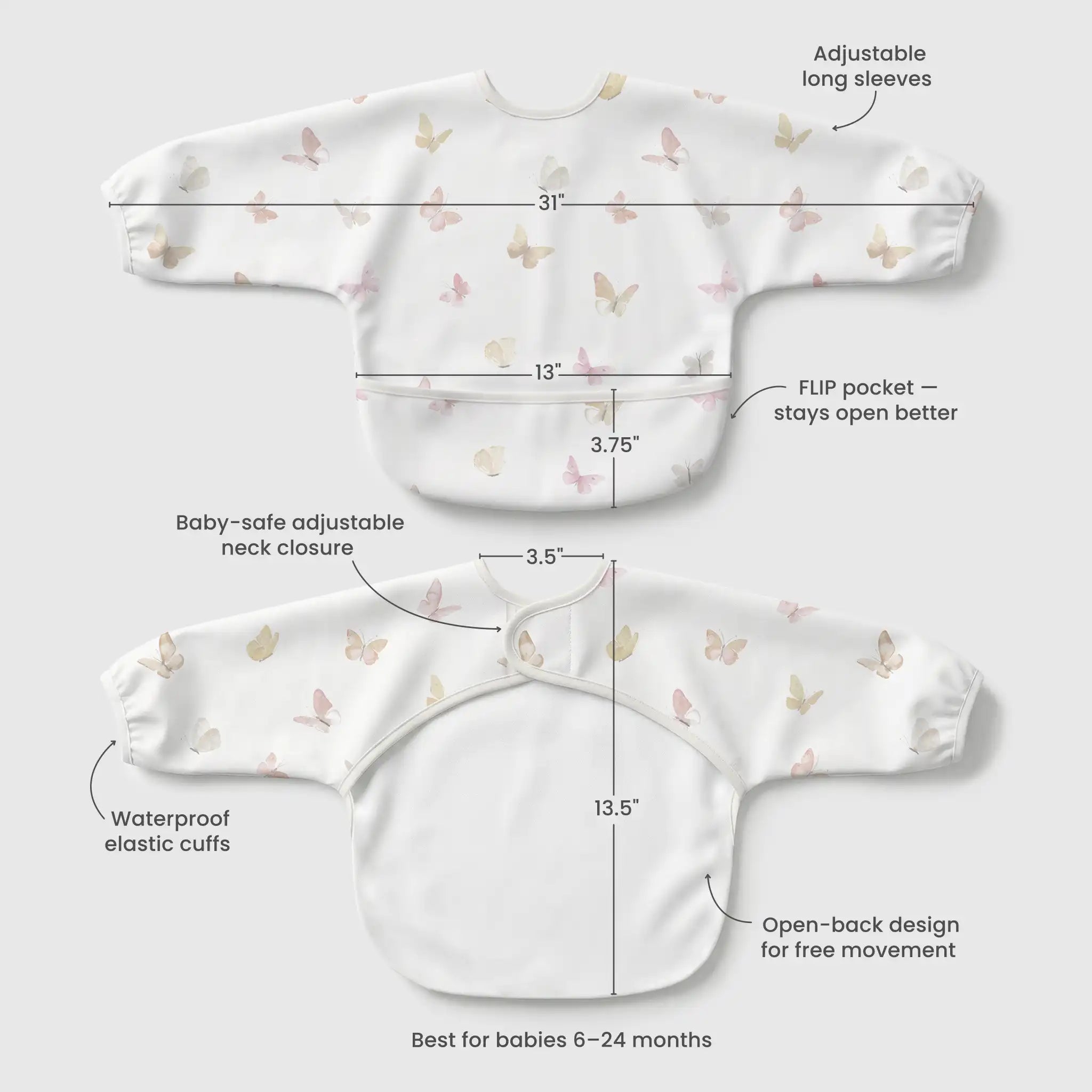 100 Aker Woods Waterproof Sleeved Bib